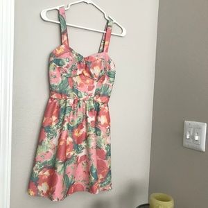 Pink Floral Sundress